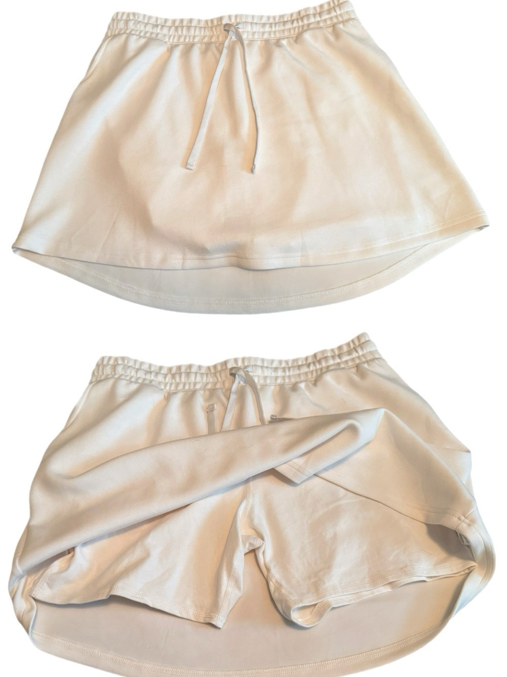 Rae Mode Athletic/Athleisure White Plus Size Skort (skirt + short) in 3X NWOT - Picture 6 of 15